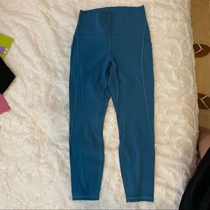 lululemon align with pockets blue